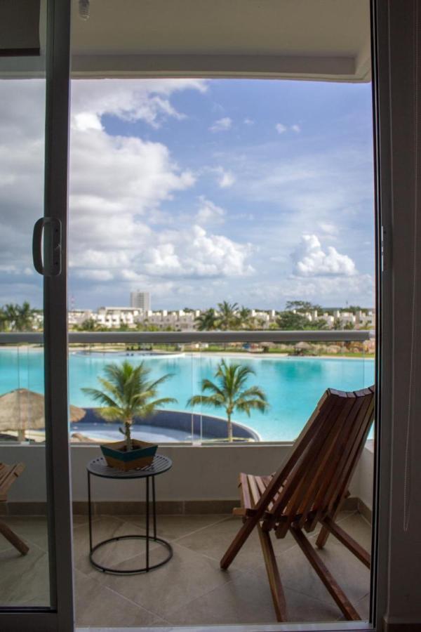 Departamento En Cancun Con 7 Albercas Tipo Playa Y Laguna Esterno foto